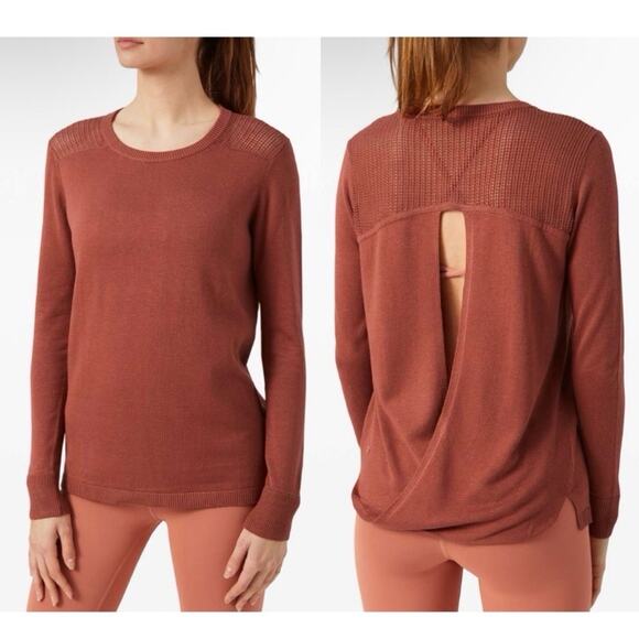 Lululemon Back to Balance Long Sleeve Sweater - Picture 1 of 11